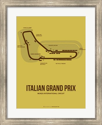 Framed Italian Grand Prix 1 Print
