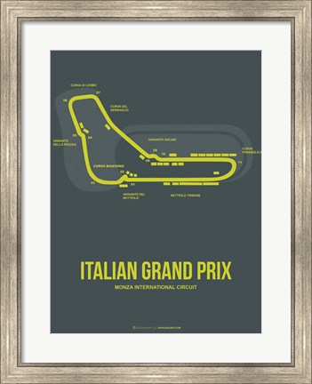 Framed Italian Grand Prix 2 Print