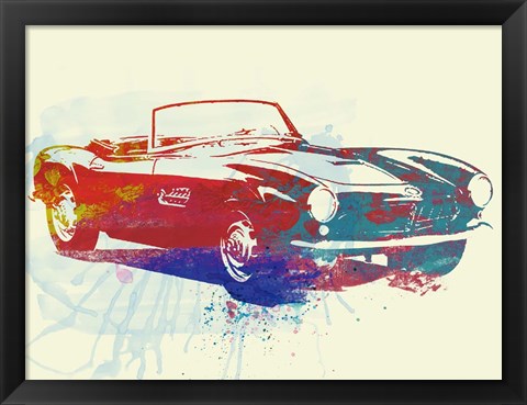 Framed BMW 507 Print