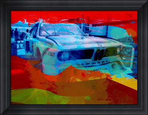Framed BMW Laguna Seca Print
