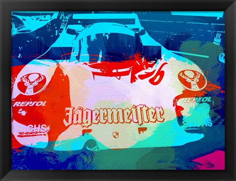 Framed Porsche 956 Jagermeister Print