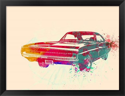 Framed 1967 Dodge Charger 1 Print