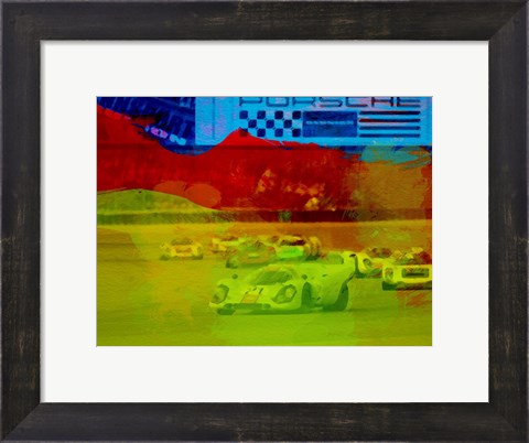 Framed Porsche 917 Racing Print