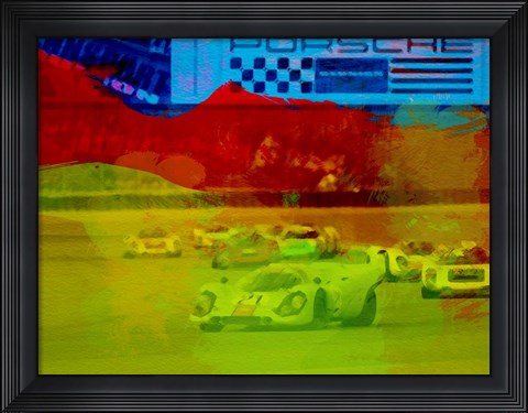 Framed Porsche 917 Racing Print