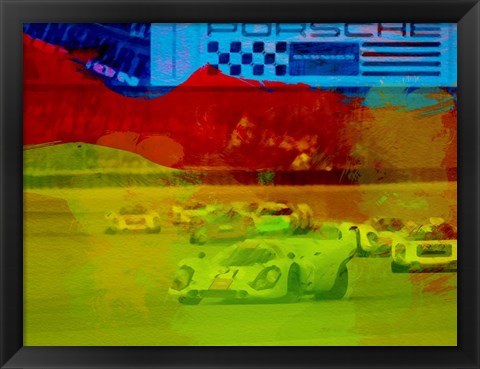 Framed Porsche 917 Racing Print