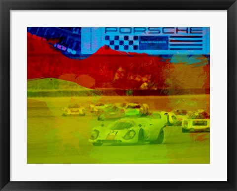 Framed Porsche 917 Racing Print