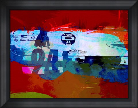 Framed Laguna Seca Racing Cars 1 Print