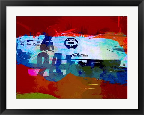 Framed Laguna Seca Racing Cars 1 Print