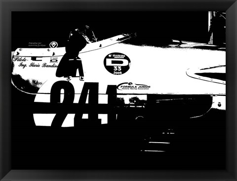 Framed Laguna Seca Racing Cars 2 Print