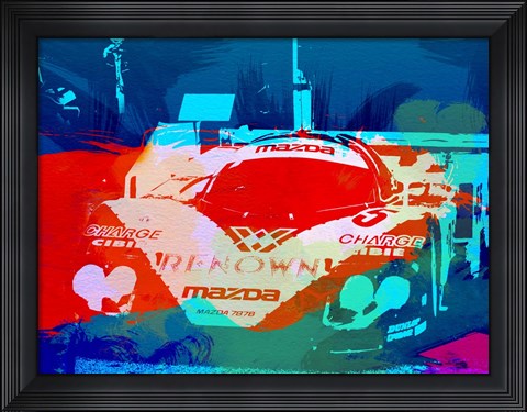 Framed Mazda Le Mans Print