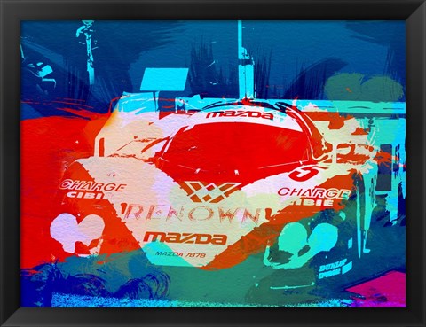 Framed Mazda Le Mans Print