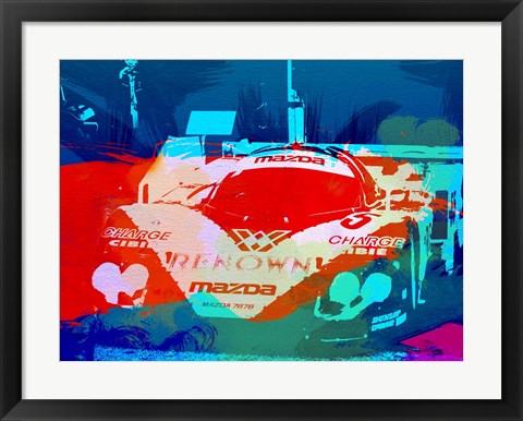 Framed Mazda Le Mans Print