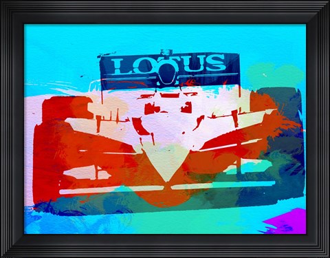 Framed Lotus F1 Racing Print