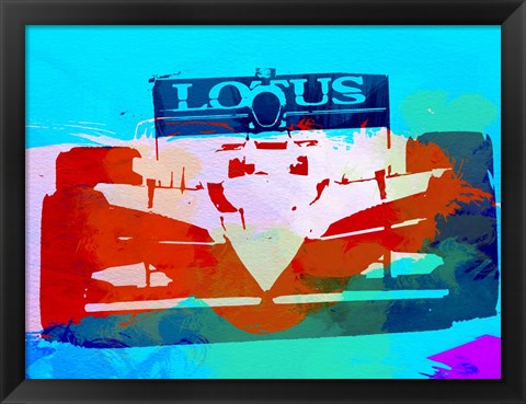 Framed Lotus F1 Racing Print