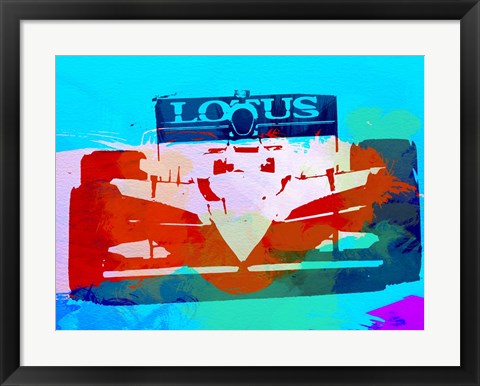 Framed Lotus F1 Racing Print