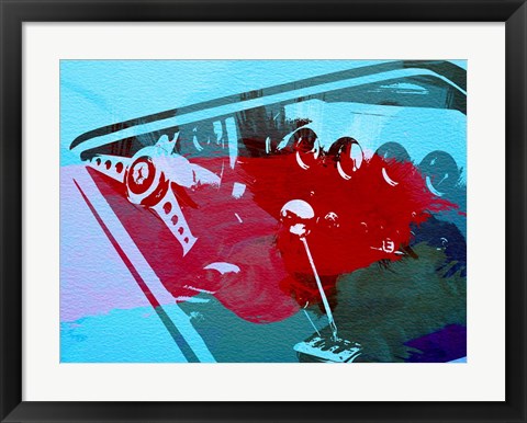 Framed Ferrari Cockpit 2 Print