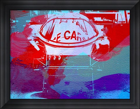 Framed Le Mans Racer During Pit Stop Print