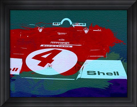 Framed Le Mans Racing Car Detail Print