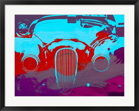 Framed Jaguar Front End Print