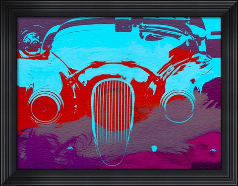 Framed Jaguar Front End Print