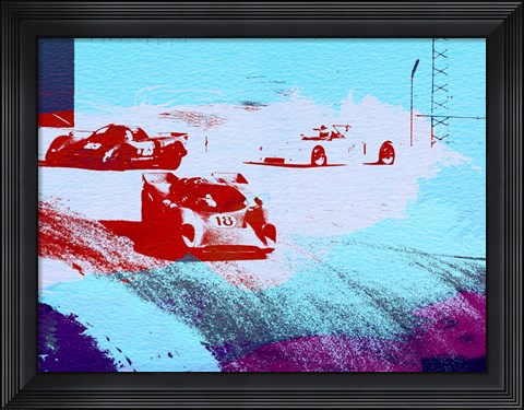 Framed Le Mans Racing Laguna Seca Print