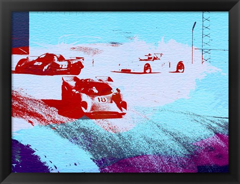 Framed Le Mans Racing Laguna Seca Print