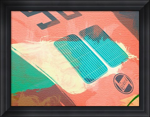Framed Porsche 356 Detail Print