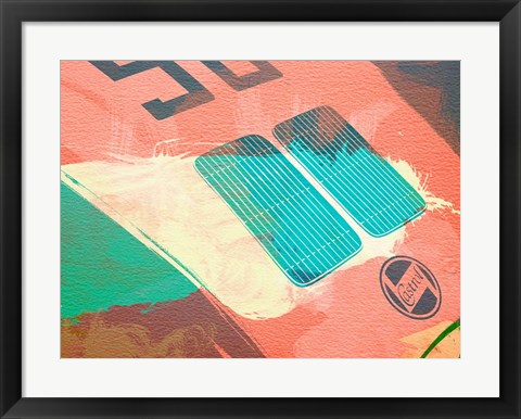 Framed Porsche 356 Detail Print