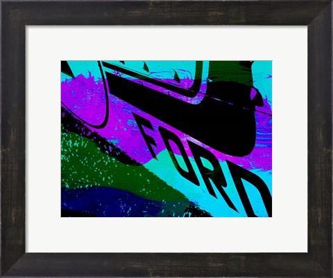 Framed Ford Racing Print