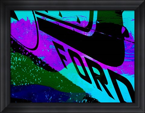 Framed Ford Racing Print