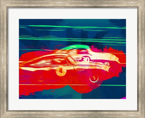 Framed Aston Martin vs Porsche Print