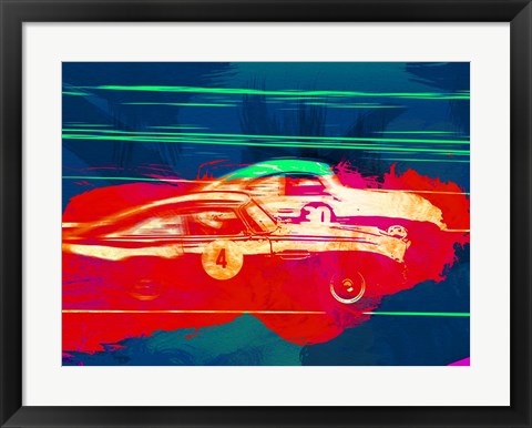 Framed Aston Martin vs Porsche Print