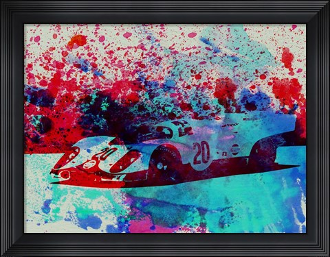 Framed Porsche 917 Gulf Print