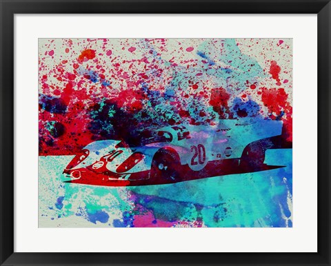 Framed Porsche 917 Gulf Print