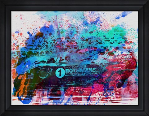 Framed Porsche 917 Rothmans 3 Print