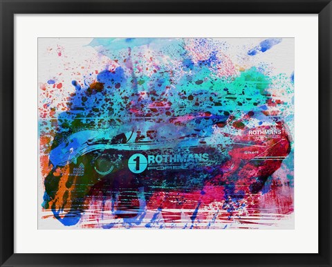 Framed Porsche 917 Rothmans 3 Print