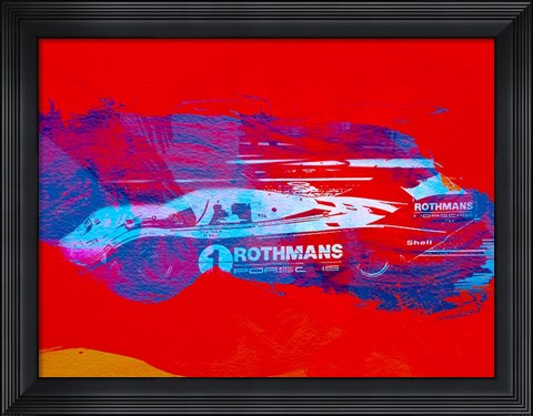 Framed Porsche 917 Rothmans 4 Print