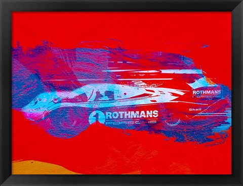 Framed Porsche 917 Rothmans 4 Print