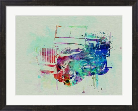 Framed Jeep Willis Print