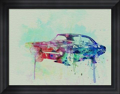 Framed 1967 Dodge Charger  2 Print