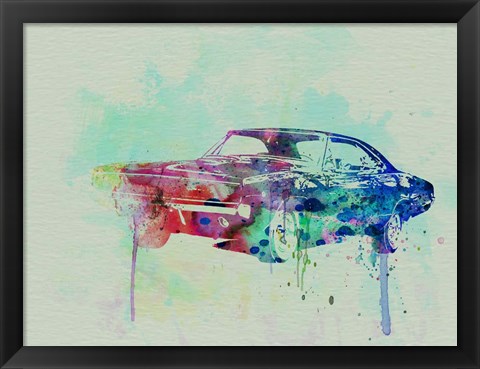 Framed 1967 Dodge Charger  2 Print