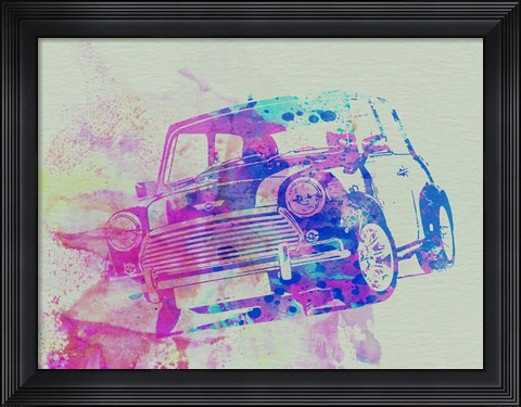 Framed Mini Cooper Print