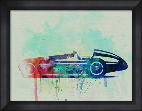 Framed Alfa Romeo Tipo Watercolor Print