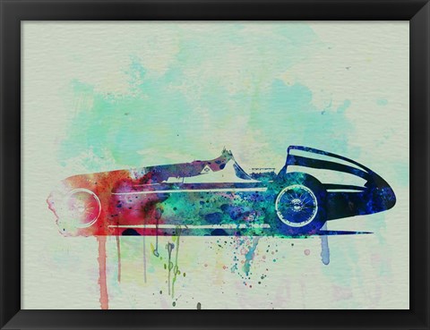 Framed Alfa Romeo Tipo Watercolor Print