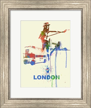 Framed London Romance Print