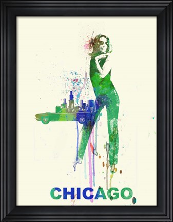 Framed Chicago Romance Print