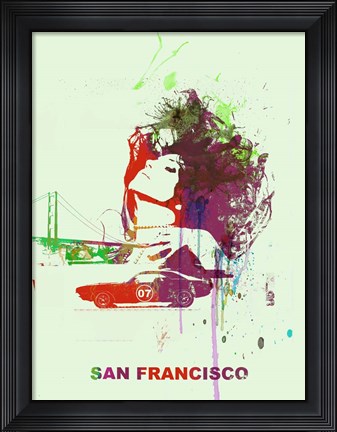 Framed San Francisco Romance Print
