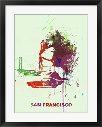 Framed San Francisco Romance Print