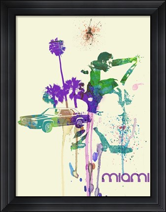 Framed Miami Romance Print