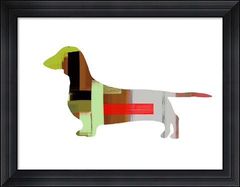 Framed Dachshund Print